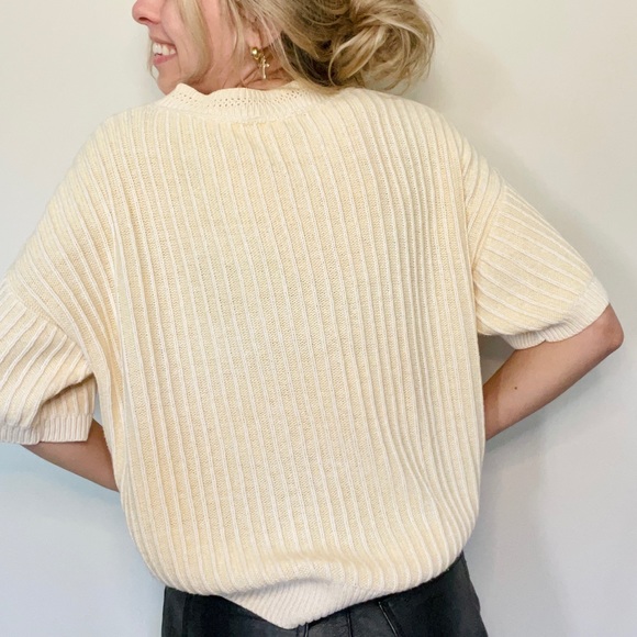 Vintage Floral Sweater Top - Picture 2 of 3